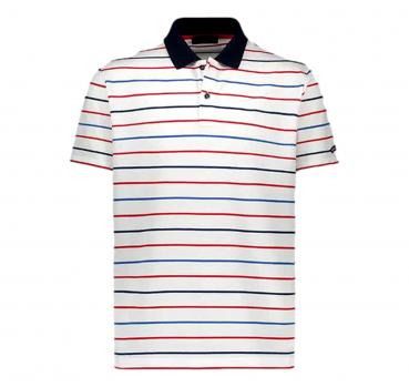 PAUL SHARK Polo Uomo Rigata In Cotone Organico 24411292 Colo