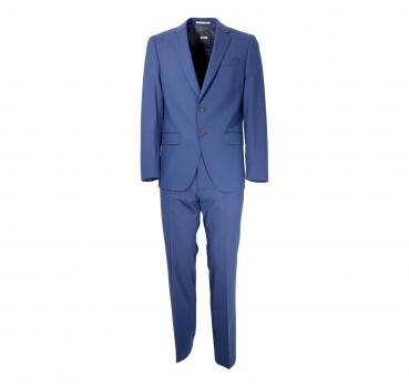 BOSS Abito Uomo Slim Fit In Lana Elasticizzata Antipiega Mod