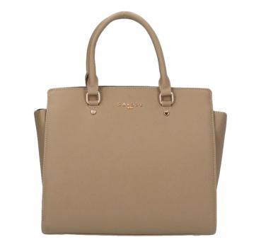 GAELLE PARIS Reg Shoulder Strap Finta Pelle Saffiano Letteri