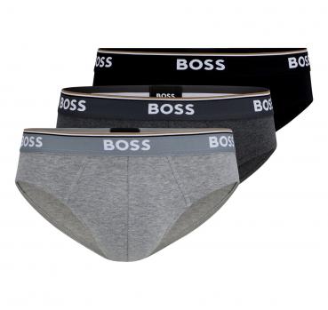 BOSS Slip In Cotone Elasticizzato Elastico In Vita e Logo Co