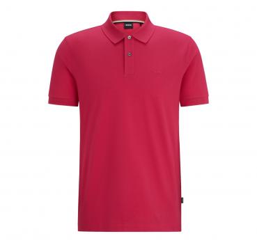 BOSS Polo Uomo In Cotone Biologico Con Logo Ricamato PALLAS 