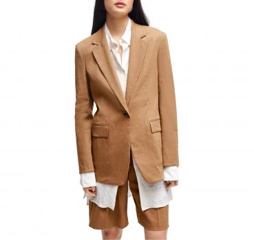 BOSS Giacca Donna Regular Fit In Misto Lino JASENA 50512888 