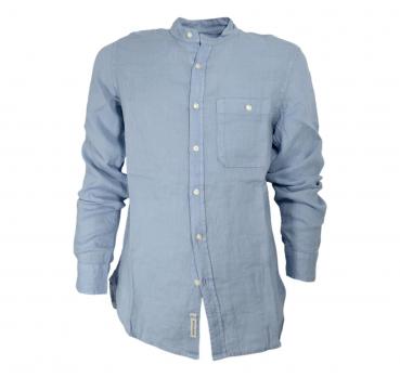 WOOLRICH Camicia Uomo Puro Lino BAND COLLAR LINEN SHIRT CFWO