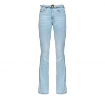 PINKO Jeans Donna Stretch Flora Flare PJN Colore Lavaggio Bl