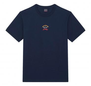 PAUL SHARK T Shirt C0P1096 in cotone organico con logo Color