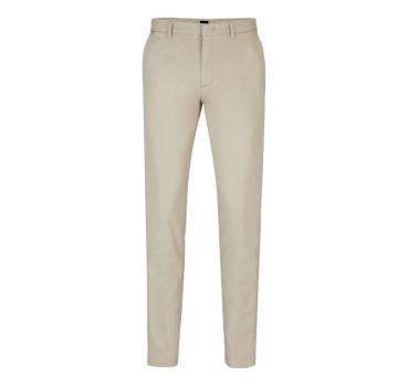 BOSS Pantalone Uomo Chino Slim Fit in Gabardine di Cotone El