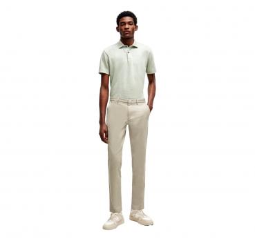 BOSS Pantalone Uomo Chino Slim Fit in Gabardine di Cotone El
