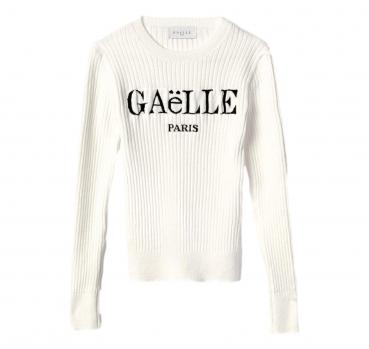 GAELLE PARIS Pullover Donna Girocollo Con Logo Boucler GAABW