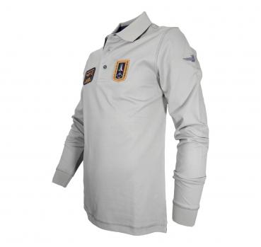AERONAUTICA MILITARE Polo Uomo Manica Lunga Con Patch Frecce