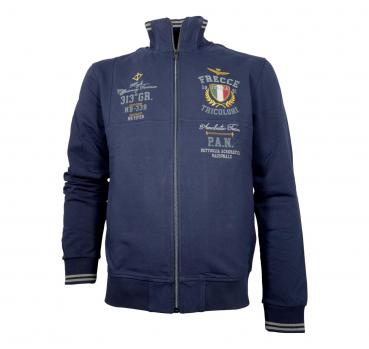 AERONAUTICA MILITARE Felpa Uomo full-zip Frecce Tricolori FE