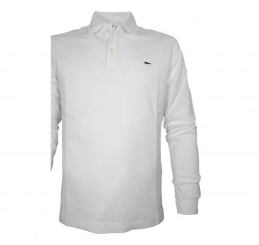 PAUL SHARK Polo Uomo Manica Lunga In Pique Di Cotone C0P1229
