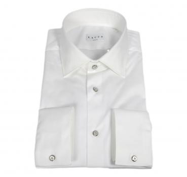 XACUS Camicia Uomo Stretch Bottoni In Metallo Polsi Doppio U