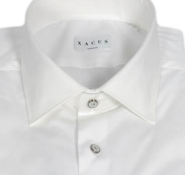 XACUS Camicia Uomo Stretch Bottoni In Metallo Polsi Doppio U