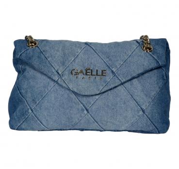 GAELLE PARIS Borsa Donna Reg Shoulder Strap Denim a Rombi Ap