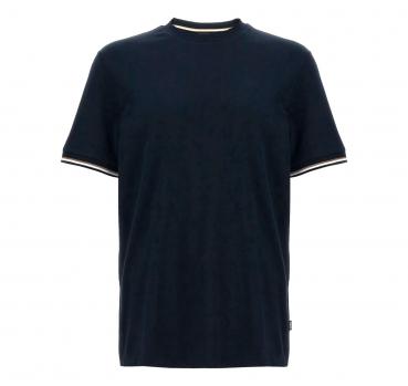 BOSS T-shirt Uomo Thompson Con Righe Tipiche Sul Fondo Manic