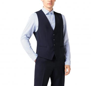 BOSS Gilet Uomo Regular Fit in Lana Vergine Elasticizzata 50
