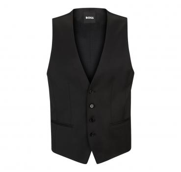 BOSS Gilet Uomo Slim Fit In Lana  H-Huge-Vest-B1 50469160 Co