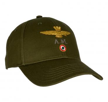AERONAUTICA MILITARE Cappellino Baseball Uomo In Cotone Con 