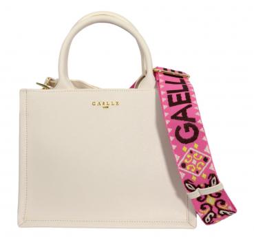 GAELLE PARIS Borsa Donna Mini Shopper Con Logo In Metallo e 