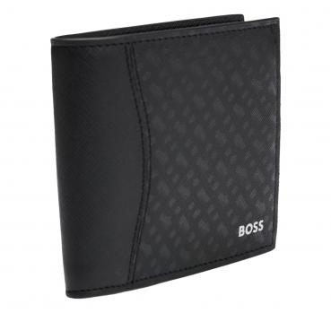 BOSS Portafoglio Con Finitura Lavorata e Motivo Con Monogram