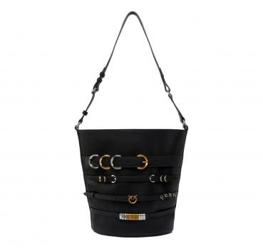 PINKO Borsa Donna Borsa Grande Secchiello In Pelle Con Cintu
