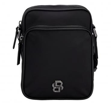 BOSS Tracolla Uomo Reporter Bag In Twill Con Monogramma Doub