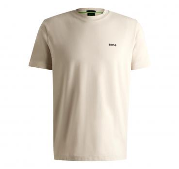 BOSS T-Shirt Uomo Regular Fit In Cotone Elasticizzato Con Lo