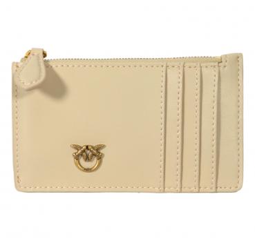 PINKO Portacarte Con Zip Donna Airone Cardholder 100251 C50Q