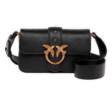 PINKO Borsa Donna Love One Mini Slouchy Vitello Morbido 1043