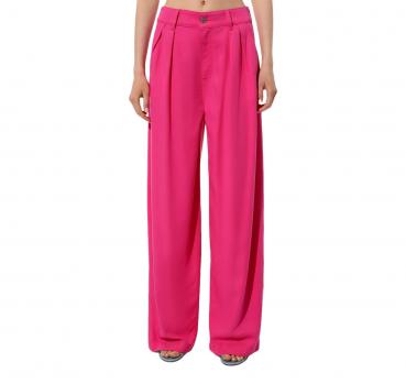BOSS Pantaloni Donna a Gamba Larga in Morbido Twill C_Tanjur
