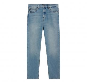 BOSS Jeans Delaware Uomo Slim Fit in Denim Stretch Blu Model