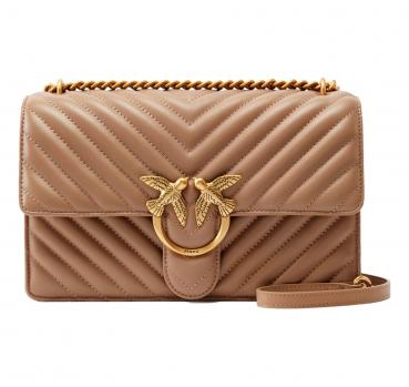 PINKO Borsa Donna Love One Classic Dc Sheep Nappa Chevron 10