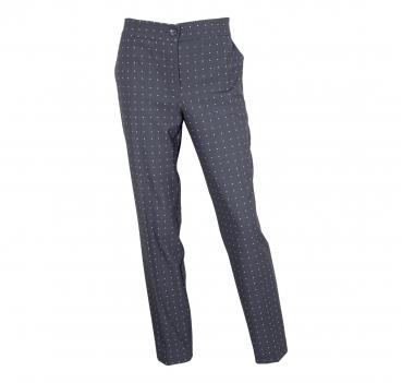 DONATELLA DE PAOLI PANTALONE DONNA COLORE BLU POIS 17D1015
