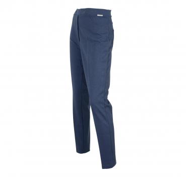 LISA KOTT PANTALONE DONNA CURVY STYLE E15068 COLORE BLU FANT