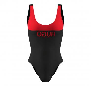 HUGO Costume Donna Mare Piscina 50406911 Modello PAM Bicolor