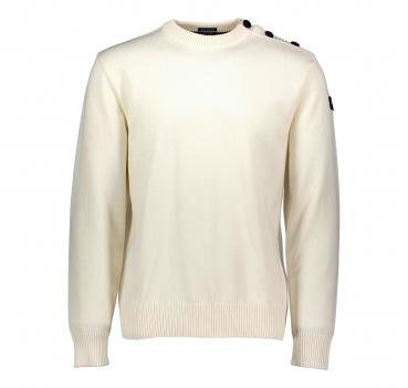 PAUL SHARK Maglia Uomo C0P1032 Colore Panna Girocollo Merino