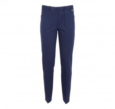 LISA KOTT Pantalone Donna Curvy Style 4812 Col. Blu Made In 