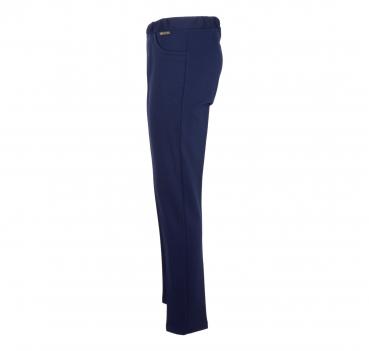LISA KOTT Pantalone Donna Curvy Style 4812 Col. Blu Made In 