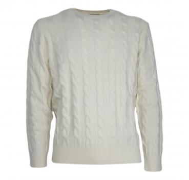 CASHMERE COMPANY Maglia a Treccia Uomo IU721 1234 Cashmere e