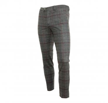 RH RES HOMINE Pantalone Uomo A/I Modello Thommy Colore Quadr