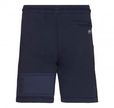 AERONAUTICA MILITARE Bermuda Uomo Cotone Blu Logo BE134F Com