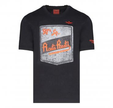AERONAUTICA MILITARE T-shirt Uomo TS1961 Colore Nero