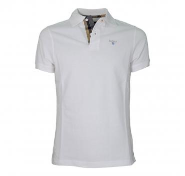 BARBOUR Polo Uomo Tartan Pique MML0012WH11 Colore Bianco