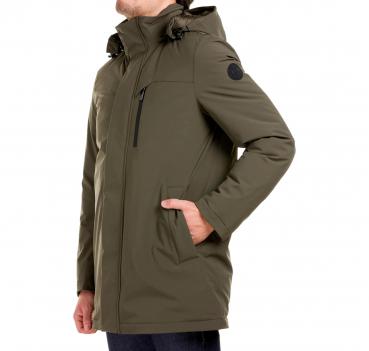 WOOLRICH Giubbino Uomo Mountain Sttch Parka Dark Green CFWOO
