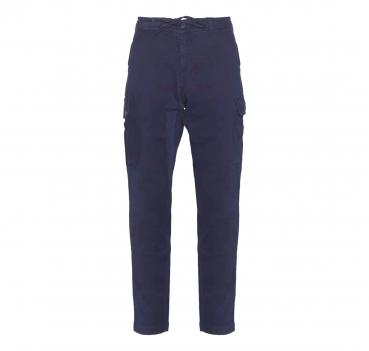 AERONAUTICA MILITARE Pantalone cargo in gabardina stretch PA