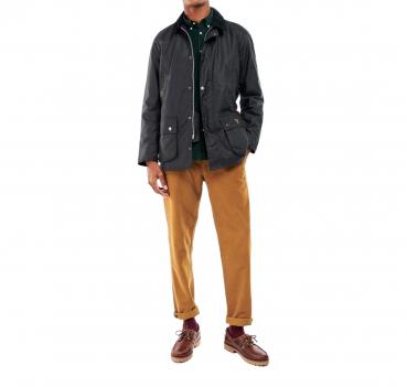 BARBOUR Giacca in cera con stemma Crested Ashby MWX2068NY92 
