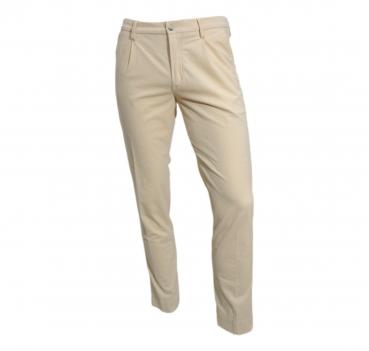 BOSS Pantaloni Slim Fit Cotone e Elastan Velluto quadrettato