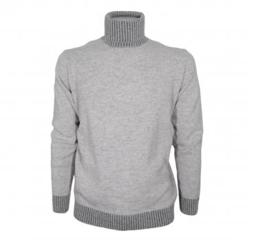 CASHMERE COMPANY Maglia Dolcevita 4128 in Lana Supergeelong 