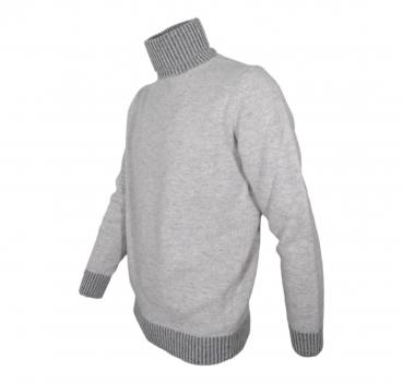 CASHMERE COMPANY Maglia Dolcevita 4128 in Lana Supergeelong 