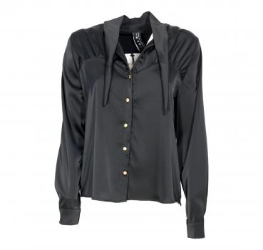 MDM Mademoiselle du Monde Camicia Donna Collo Fiocco ART. 24